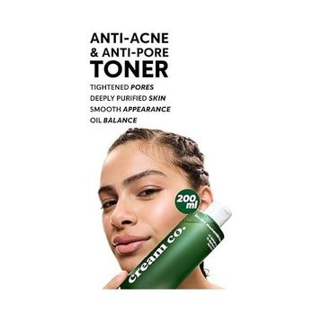 Cream Co Akne Siyah Nokta Karşıtı BHA/PHA Niacinamide 200 ml Tonik