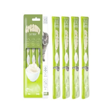 Creamy 4x15 gr Ton Balığı Deniz Tarağı Ek Besin ve Kedi Ödülü