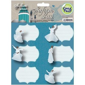 CreaTiket 1041 Sufizm Serisi Okul Etiketi