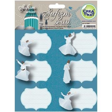 CreaTiket 1041 Sufizm Serisi Okul Etiketi