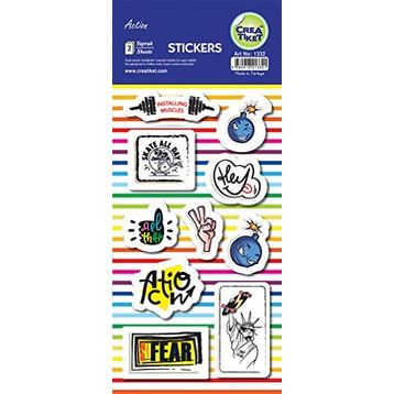 CreaTiket 1332 Özel Efektli Sticker