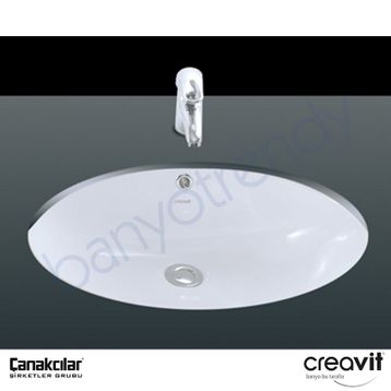 Creavit 33x43 Tezgah Altı Lavabo