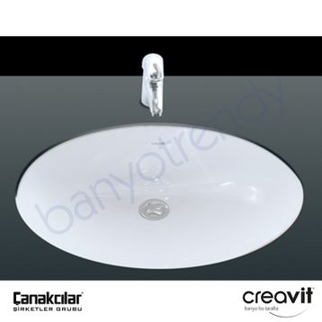 Creavit 40x52 Tezgah Altı Lavabo
