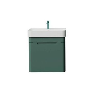 Creavit 60 cm Nil Yeşili Kapaklı Colorit Lavabo Dolabı