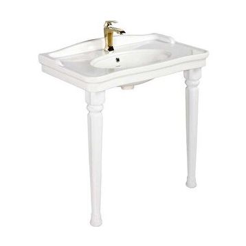 Creavit AN080+KL270 Antik Etajerli ve 80 cm Ayaklı Lavabo
