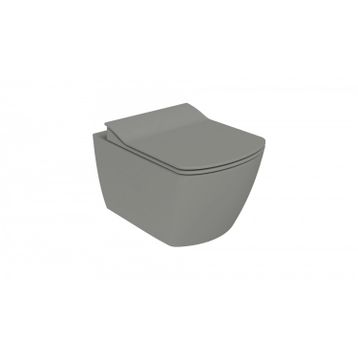 Creavit Cool Grey EG321-00CG00E-0000 Elegant Rim-Off Kanalsız Asma Klozet