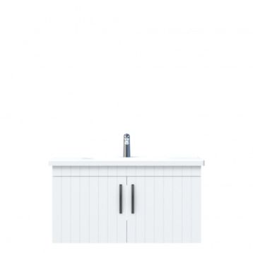 Creavit D10 Next Tezgah Altı Kapaklı 100 cm Beyaz Lake Lavabo Dolabı