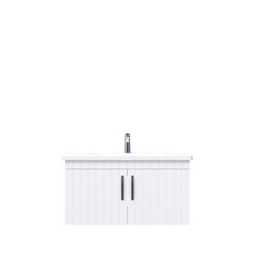 Creavit D10 Next Tezgah Altı Kapaklı 100 cm Beyaz Lake Lavabo Dolabı