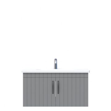 Creavit D10 Next Tezgah Altı Kapaklı 100 cm Gri Lake Lavabo Dolabı