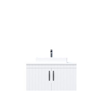 Creavit D10 Next Tezgah Üstü Kapaklı 100 cm Beyaz Lake Lavabo Dolabı