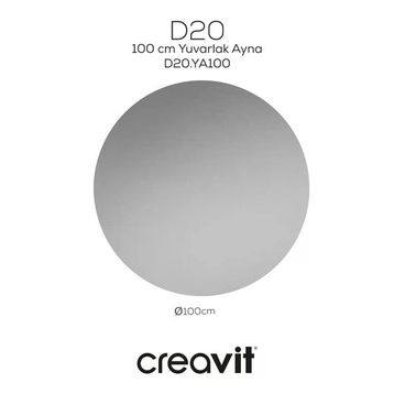 Creavit D20 100 cm Yuvarlak Ayna