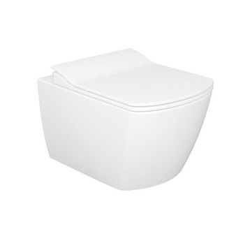 Creavit EG321 Elegant Rim-Off Kanalsız Asma Klozet ve Yavaş Kapanan Klozet Kapağı