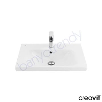 Creavit Eksen 65 cm Etajerli Lavabo