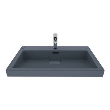 Creavit Epic 80 cm Basalt Mat Etajerli Lavabo