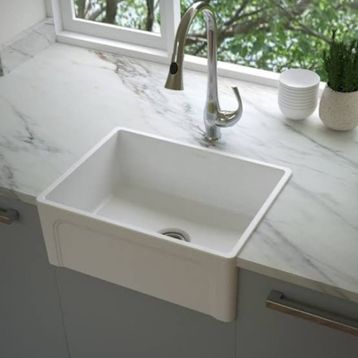 Creavit ES061 Esse 61 cm Beyaz Seramik Eviye