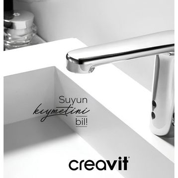 Creavit ES2400 Tek Su Girişli Fotoselli Lavabo Bataryası