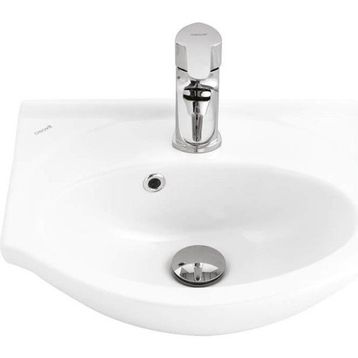 Creavit ET045 Beyaz Etol Etajerli ve Dolap Uyumlu Lavabo
