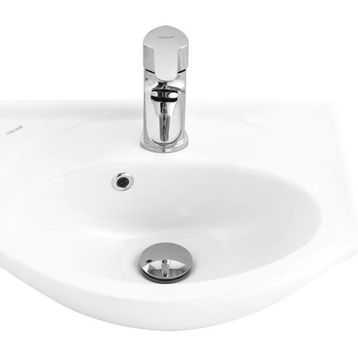 Creavit ET045 Beyaz Etol Etajerli ve Dolap Uyumlu Lavabo