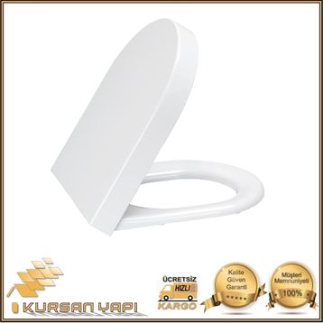 Creavit Hisar KC3161 Duroplast Amortisörlü Klozet Kapağı