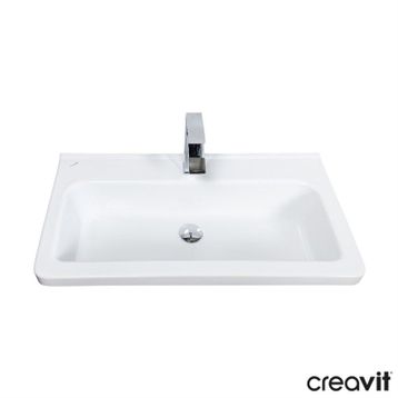 Creavit İpek 80 cm Etajerli Lavabo