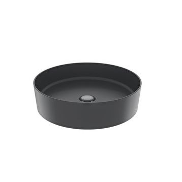 Creavit Loop 45 cm Mat Antrasit Yuvarlak Çanak Lavabo