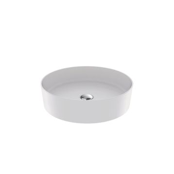 Creavit Loop 45 cm Mat Beyaz Yuvarlak Çanak Lavabo