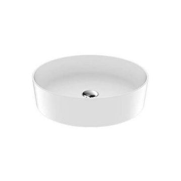 Creavit Loop 45 cm Mat Beyaz Yuvarlak Çanak Lavabo