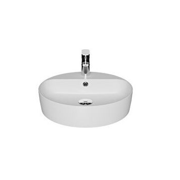 Creavit Loop 45 cm Mat Beyaz Yuvarlak Çanak Lavabo