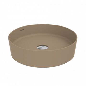 Creavit Loop 45 cm Mat Cappuccino Yuvarlak Çanak Lavabo