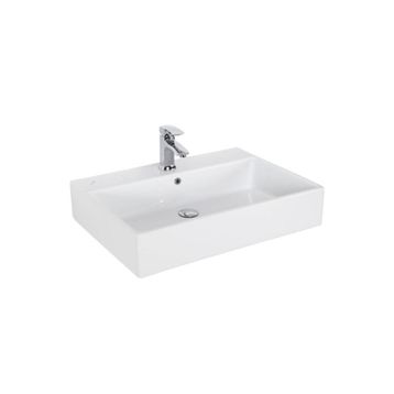 Creavit Next 50x70 cm Setüstü Düz Kare Lavabo