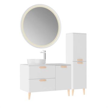 Creavit PT0100.42 Patara 100 cm Banyo Dolabı Takımı