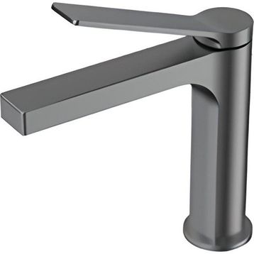 Creavit Ritmo Mat Gri Antrasit Banyo Lavabo Bataryası