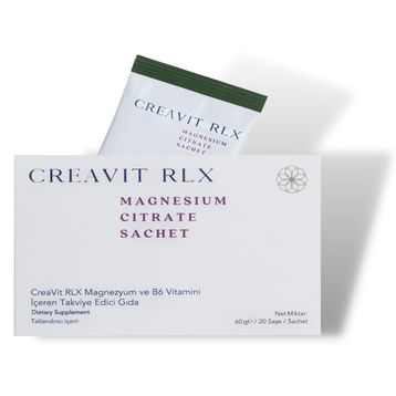 Creavit RLX Magnesium Citrate Vitamin B6 20 Saşe