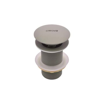 Creavit SF030.BSM Basalt Mat Pop Up Taşmasız Lavabo Sifon Başlığı
