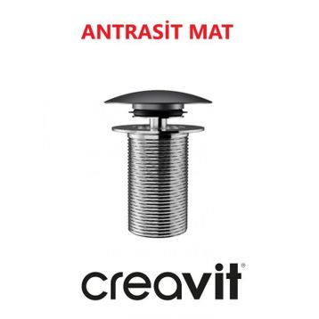 Creavit SF030.CCM Cappucino Mat Pop Up Taşmasız Lavabo Sifon Başlığı