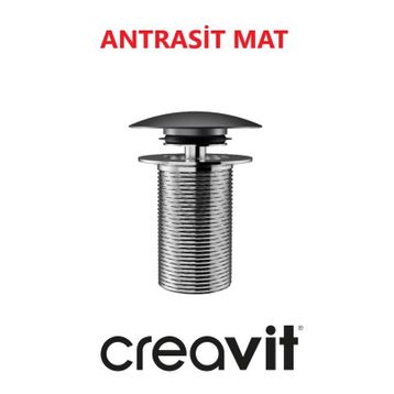 Creavit SF030.CCM Cappucino Mat Pop Up Taşmasız Lavabo Sifon Başlığı