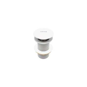 Creavit SF030Pop Up Taşmasız Mat Beyaz Lavabo Sifon Başlığı