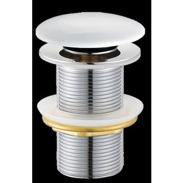 Creavit SF032-B 76 mm Beyaz Seramik Montajlı Basmalı Sifon Üst Takımı