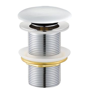 Creavit SF032-B 76 mm Beyaz Seramik Montajlı Basmalı Sifon Üst Takımı