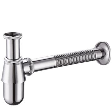 Creavit SF165 33 cm Lavabo Sifonu Metal Körüklü Gider Borusu