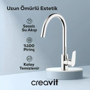 Creavit SO8500 Krom Solo Mutfak Bataryası