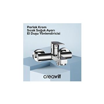 Creavit SR2510 Sharp Banyo Armatürü Bataryası