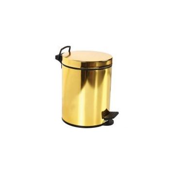 Creavit ST17712G Altın 12 lt Pedallı Çöp Kovası