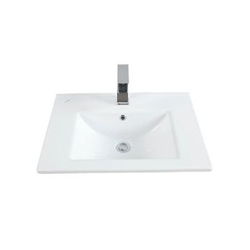 Creavit SU060 Su Etajerli ve Dolap Uyumlu Beyaz Lavabo
