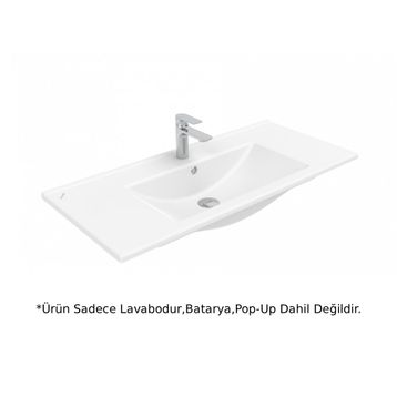 Creavit SU100 Su Etajerli ve Dolap Uyumlu Beyaz Lavabo