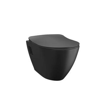 Creavit TP325-00SM00E-0000 Terra Mat Siyah Asma Klozet