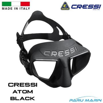 Cressi Atom Black Dalış ve Yüzme Maskesi