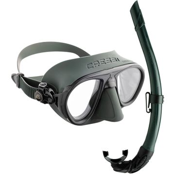 Cressi Calibro Corsica Yeşil Tek Beden Yumuşak Yapısı ile Çoklu Kullanıma Uygun Maske Şnorkel Set