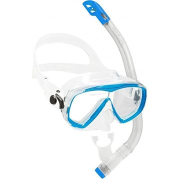Cressi Estrella Aquamarine Pembe Top Maske Şnorkel Çocuk Seti