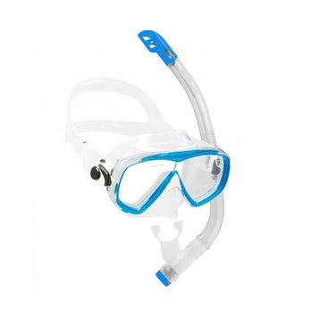 Cressi Estrella Aquamarine Pembe Top Maske Şnorkel Çocuk Seti
